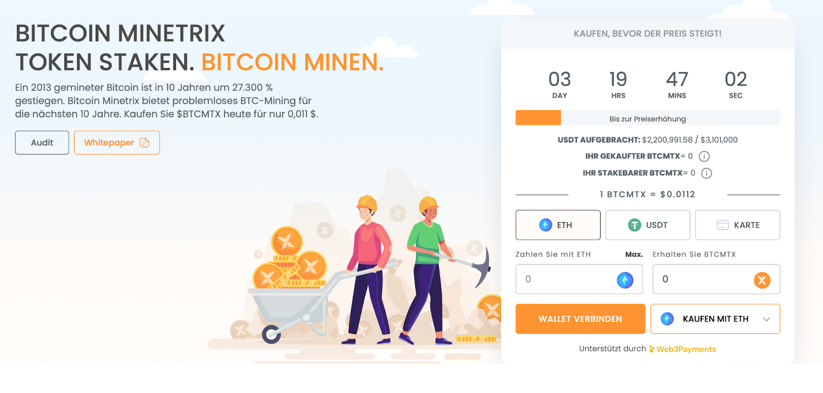 Bitcoin Minetrix Presale 
