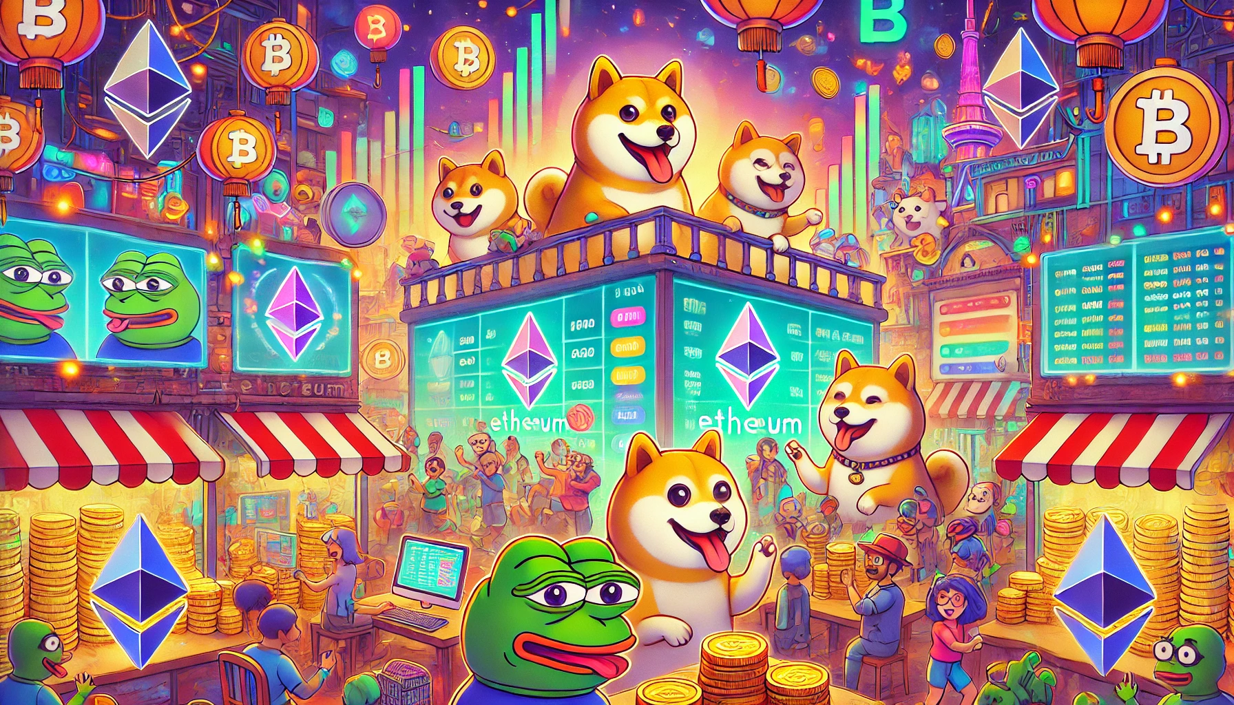 Ethereum-Meme-Coins im Vergleich: Shiba Inu, PEPE und Pepe Unchained