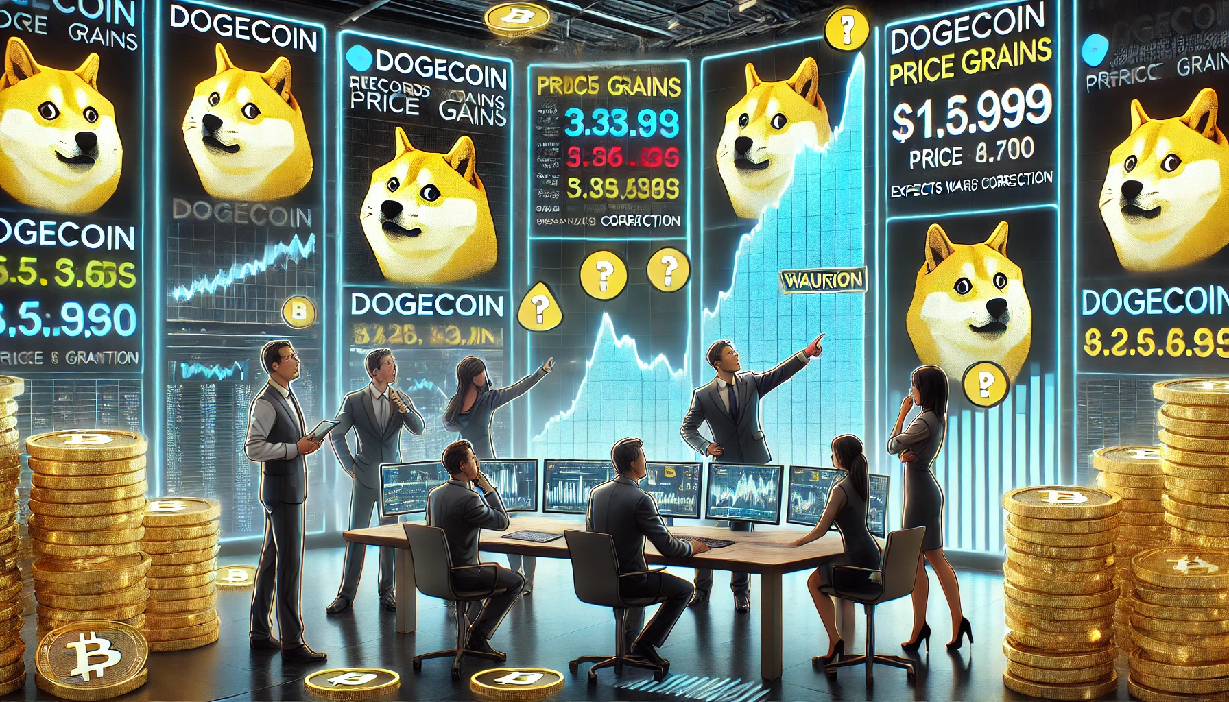 Dogecoin verzeichnet starke Kursgewinne – Experten warnen vor Korrektur