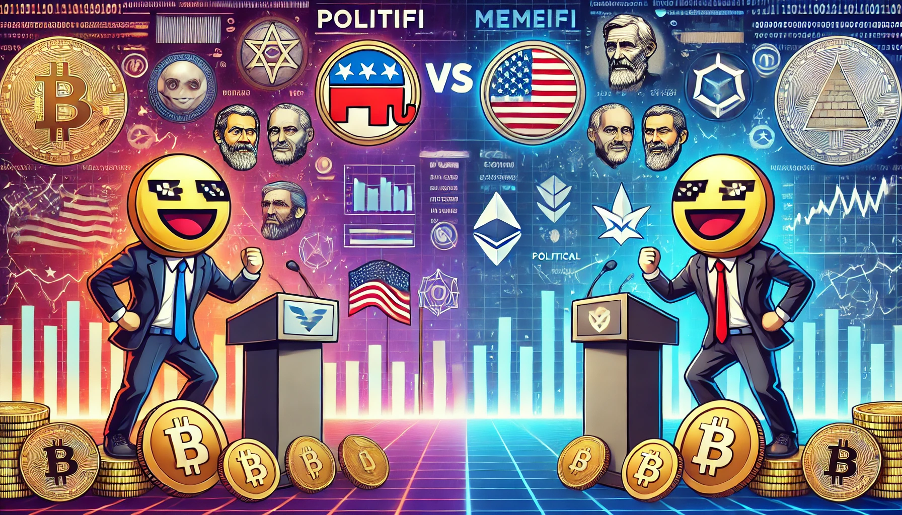 PolitiFi-Memecoins im Vergleich: MAGA Token und FreeDum Fighters im Fokus