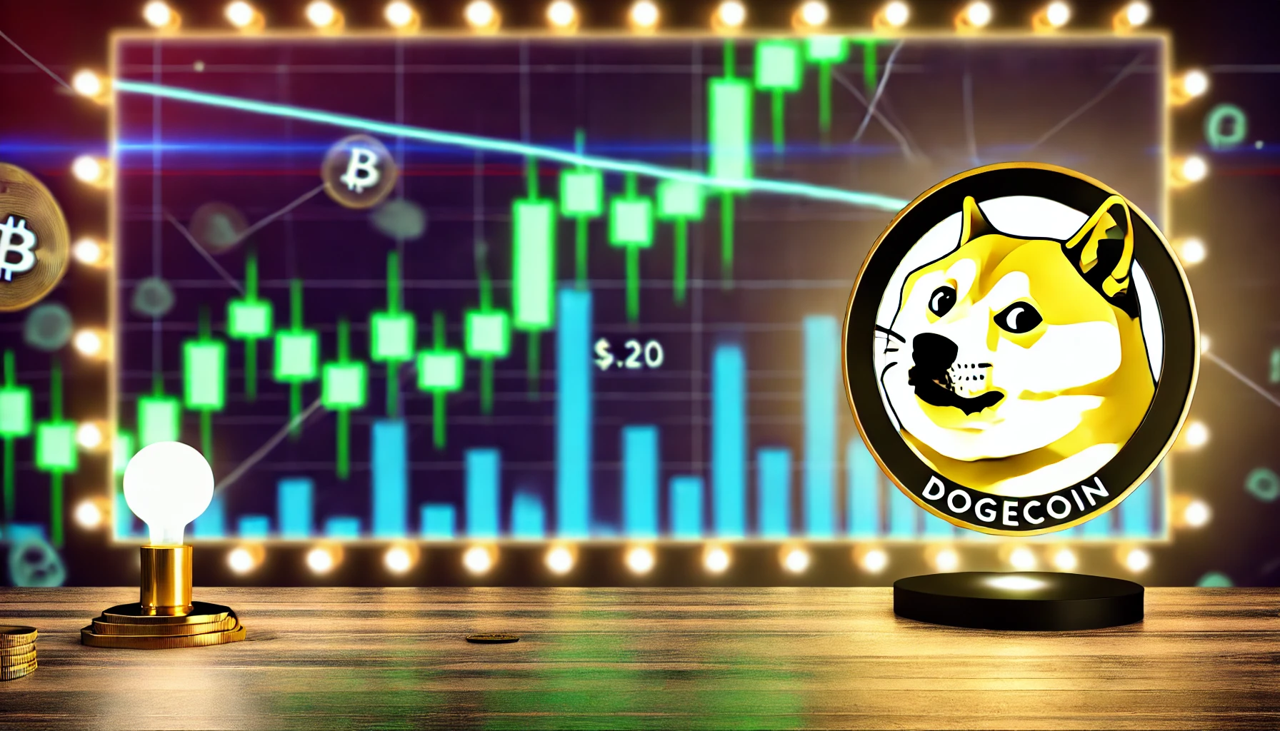 Dogecoin durchbricht 0,20 US-Dollar – Ausbruch aus fallendem Dreieck?