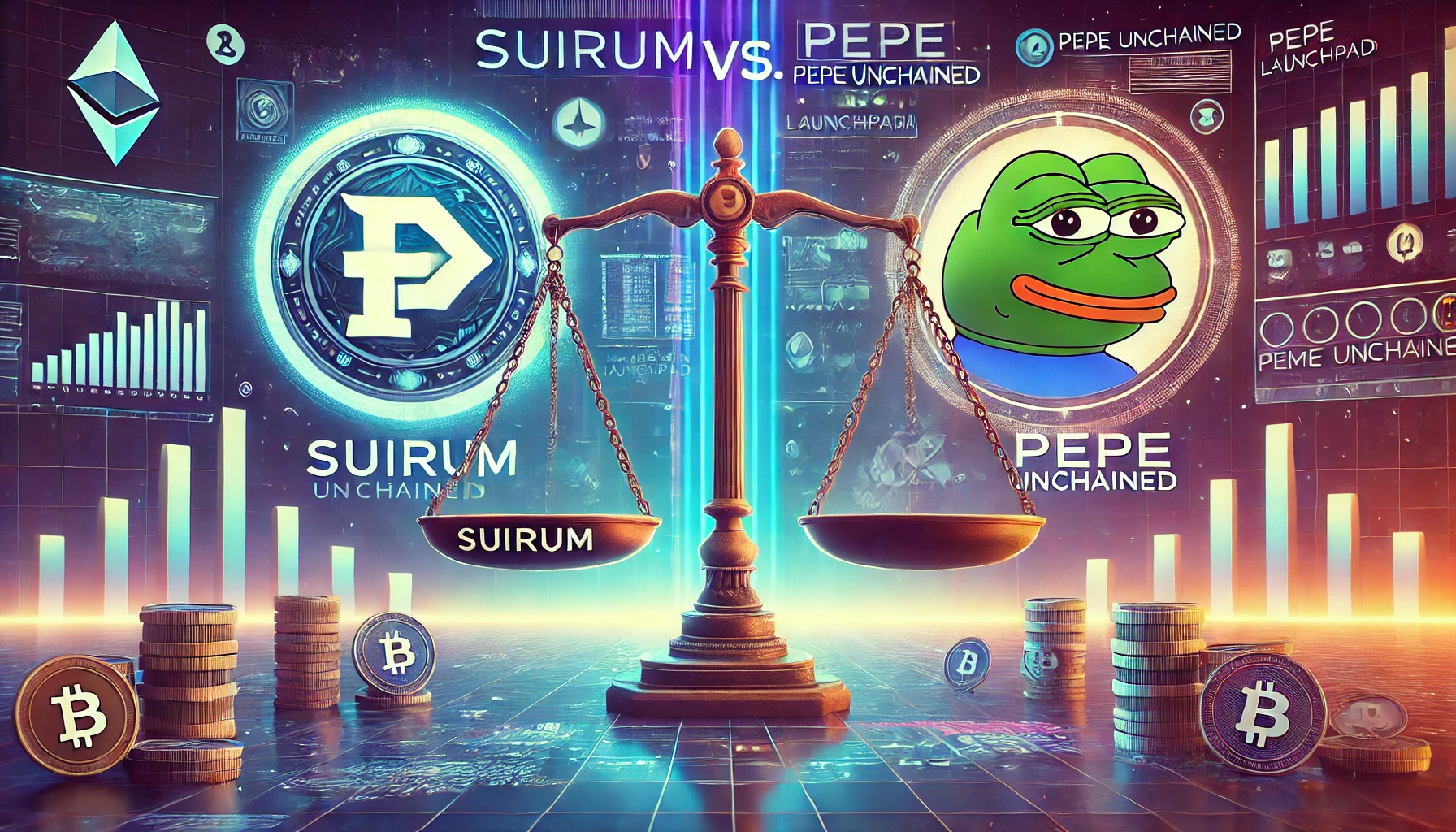 Suirum vs. Pepe Unchained: Der große Vergleich der Memecoin-Launchpads