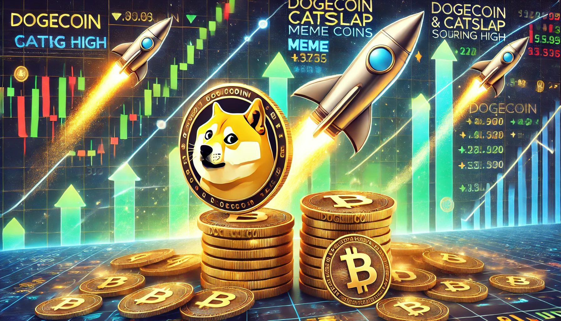 Dogecoin und CatSlap im Höhenflug: Meme Coins zeigen beeindruckende Performance