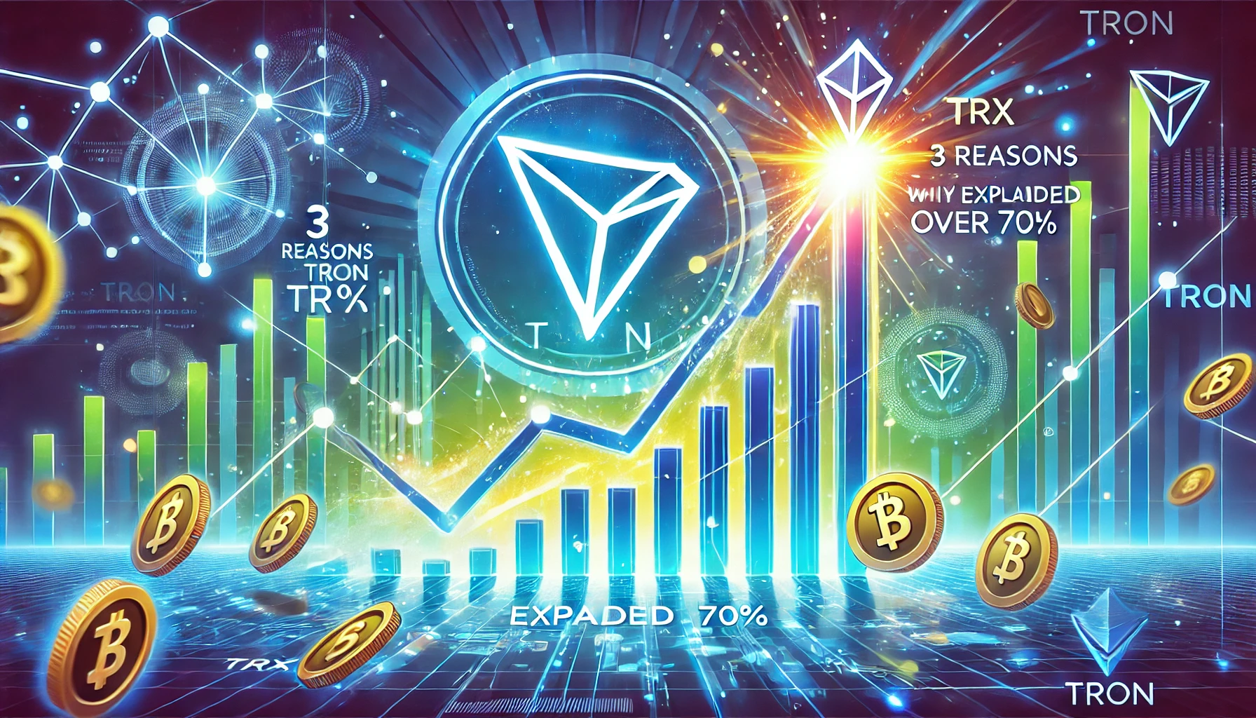 3 Gründe, warum Tron (TRX) mit über 70 Prozent explodiert